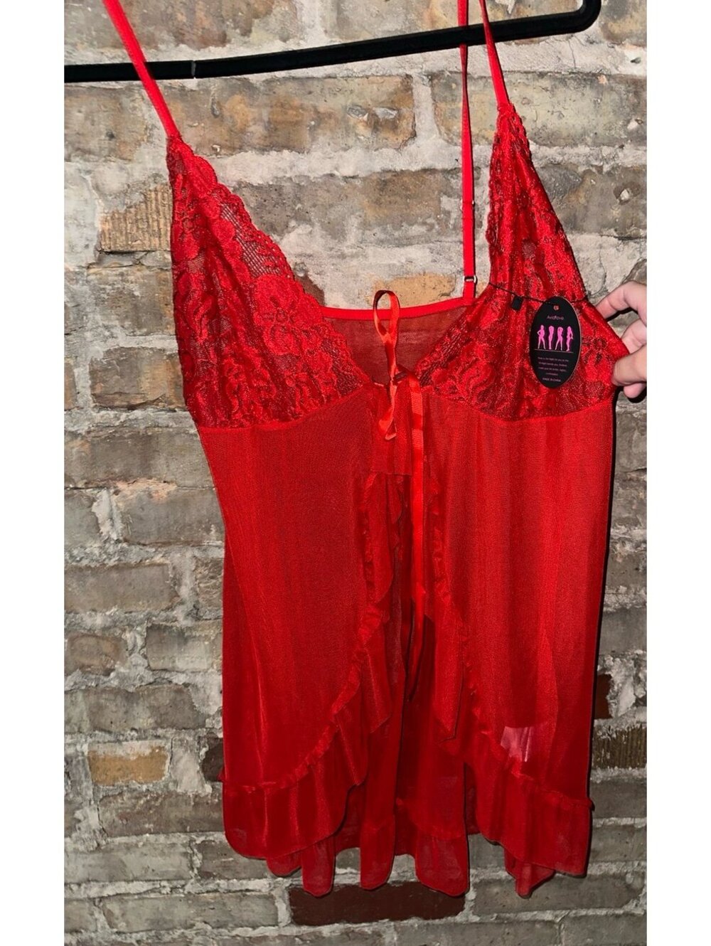 Women’s red lingerie